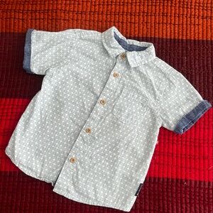 Ben Sherman Kids' Light Gray Button-Down Shirt
